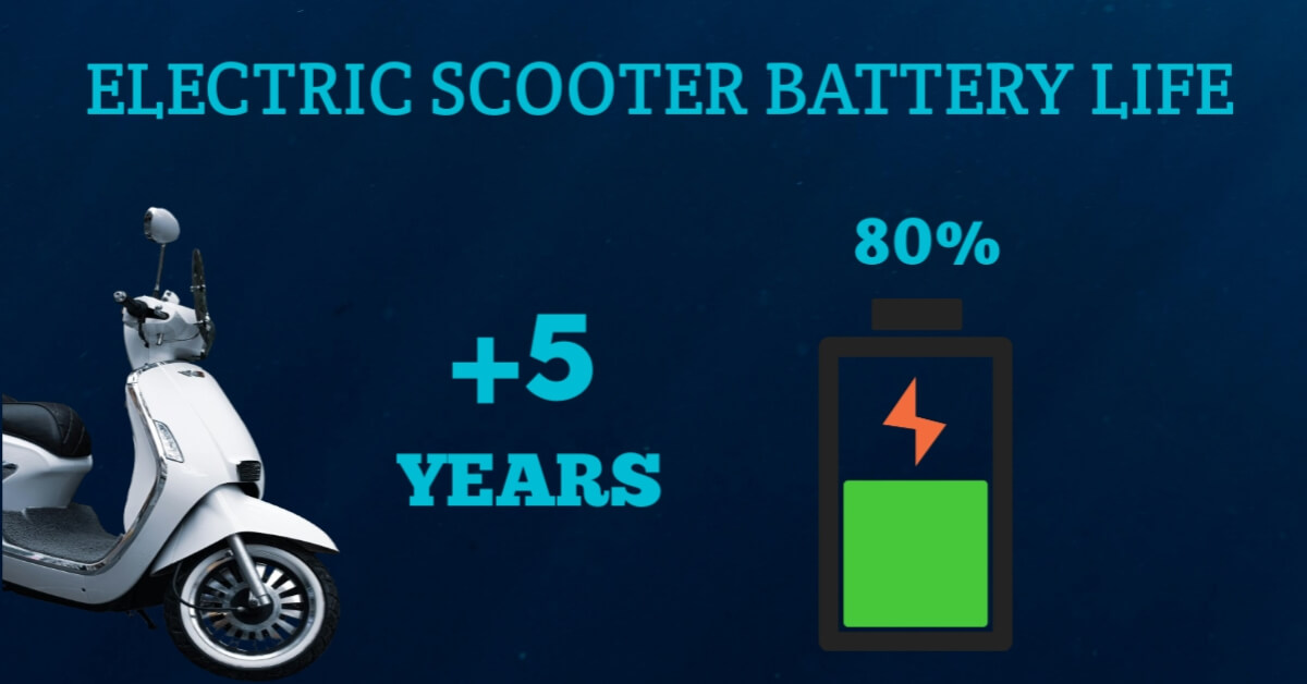 इलेक्ट्रिक स्कूटर बैटरी लाइफ